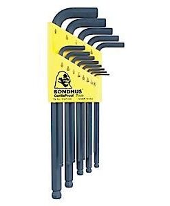 BỘ CHÌA LỤC GIÁC BI HỆ INCH 13 CHI TIẾT 10937 BONDHUS