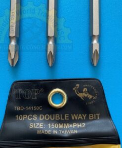 Bộ Mũi Vít 2 Đầu PH2 Xi Nâu TGCN-7729 Top