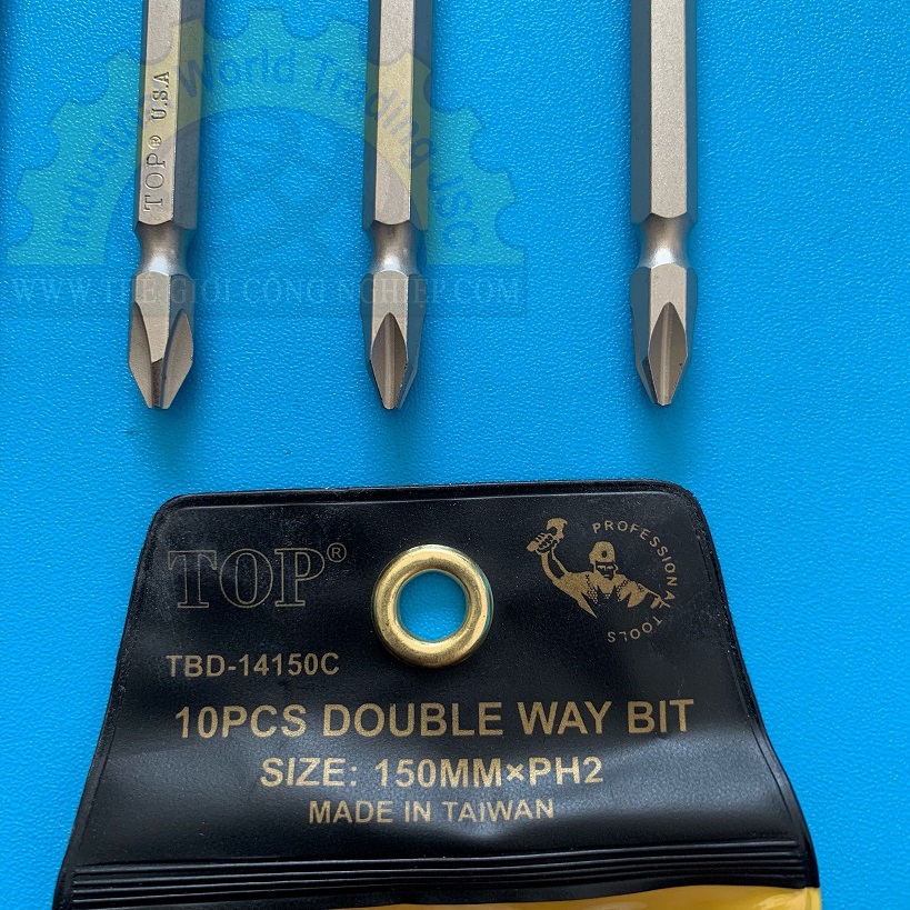 Bộ Mũi Vít 2 Đầu PH2 Xi Nâu TGCN-7729 Top Bộ Mũi Vít 2 Đầu PH2 Xi Nâu TGCN-7729 Top