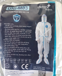 Bộ phòng dịch level 3 - Set 7 món  UNI-M03 UNITECH