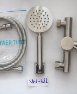 Bộ vòi củ sen nóng lạnh inox 304 củ sen nóng lạnh VN-122 VANNI