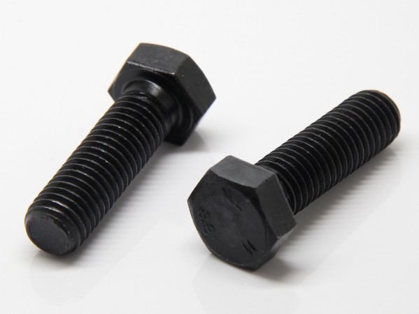 1kg Bu lông con tán lục giác ngoài thép đen, ren suốt M12x40mm  TGCN-49423 vhardware