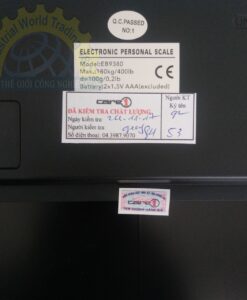 Cân sức khỏe điện tử mặt kính cường lực có tải trọng tối đa 180kg EB9380-S744 CAMRY