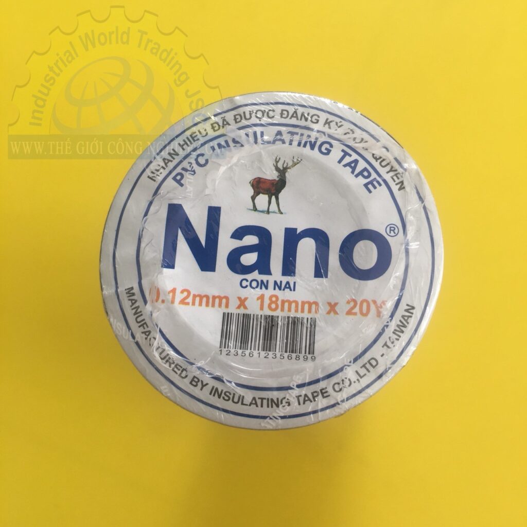 Cây 10 cuộn băng keo điện nano màu đen 20 yard  TGCN-46061 Vtape