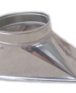 Chân rẽ ống gió vuông tròn chất liệu tôn tráng kẽm, đường kính 200mm  TGCN-23796 OEM-866