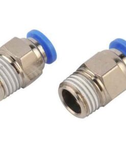 Đầu nối thẳng PU phi 8 đầu ren 13mm(G1/4) nối khí PC802 AIRTAC