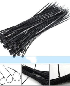 Dây rút nhựa màu đen 4x200mm  TGCN-42559 HUADA