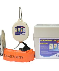 Dây thoát hiểm dài 15m, tải trọng  150kg, lực kéo của dây lên đến 1000kg  KDD-5F Nikawa