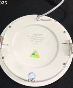 Đèn led panel tròn âm 12W , ánh sáng trắng , kích thước Ø170 mm, lỗ đục : Ø150mm  RPL-12T MPE