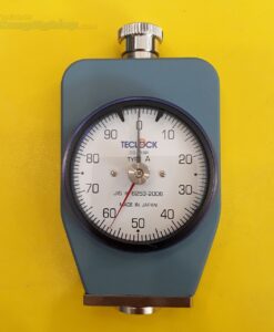 Đồng hồ đo độ cứng cao su, Type A, có mặt điều áp 18mm  GS-719R Teclock