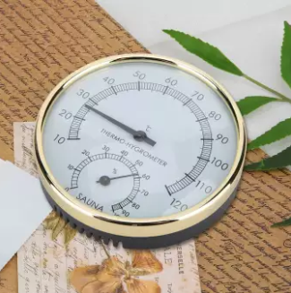 dong-ho-do-nhiet-ke-va-do-am-phong-xong-hoi-kho-tgcn-49268-sauna-1589344753 Đồng hồ đo nhiệt độ và độ ẩm phòng xông hơi khô 10 ~ 120 oC / 0% ~ 100% RH TGCN-49268 SAUNA