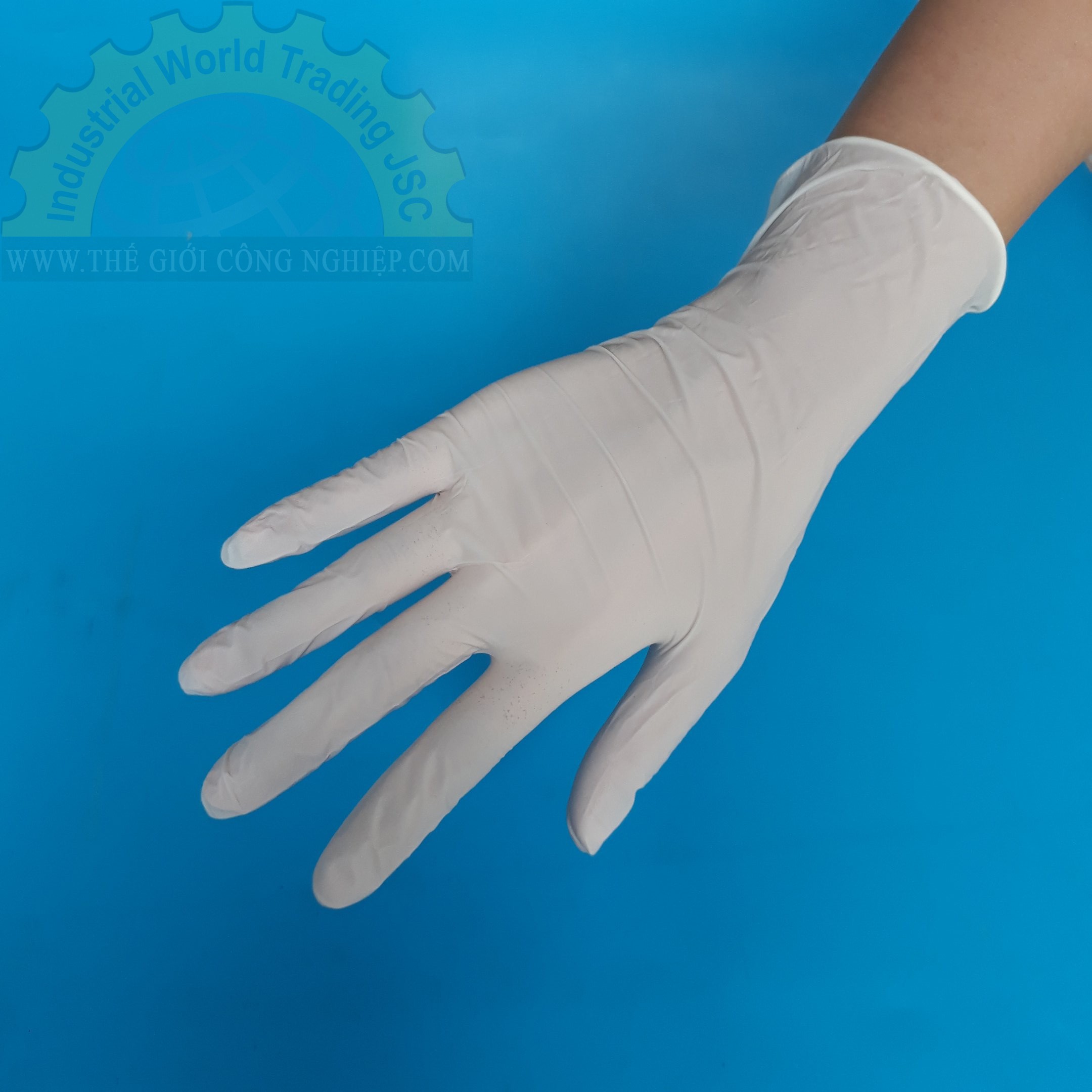 Găng tay nitrile màu trắng size M TGCN-35903 Vglove Găng tay nitrile màu trắng size M TGCN-35903 Vglove