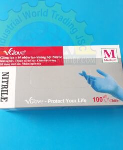 Găng tay nitrile màu trắng size M TGCN-35903 Vglove