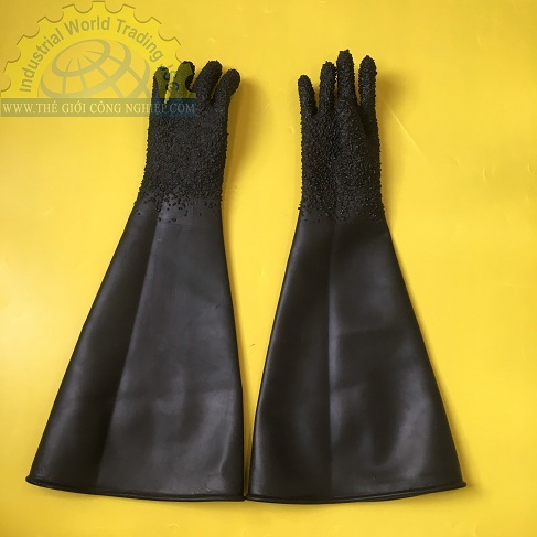 Găng tay phun cát phun bi , chiều dài 85cm  TGCN-44767 OEM-2098