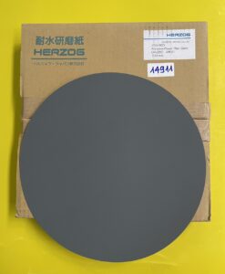 Giấy mài mẫu đường kính 250mm, độ mịn grit #800, không có keo dính  250-800 Herzog