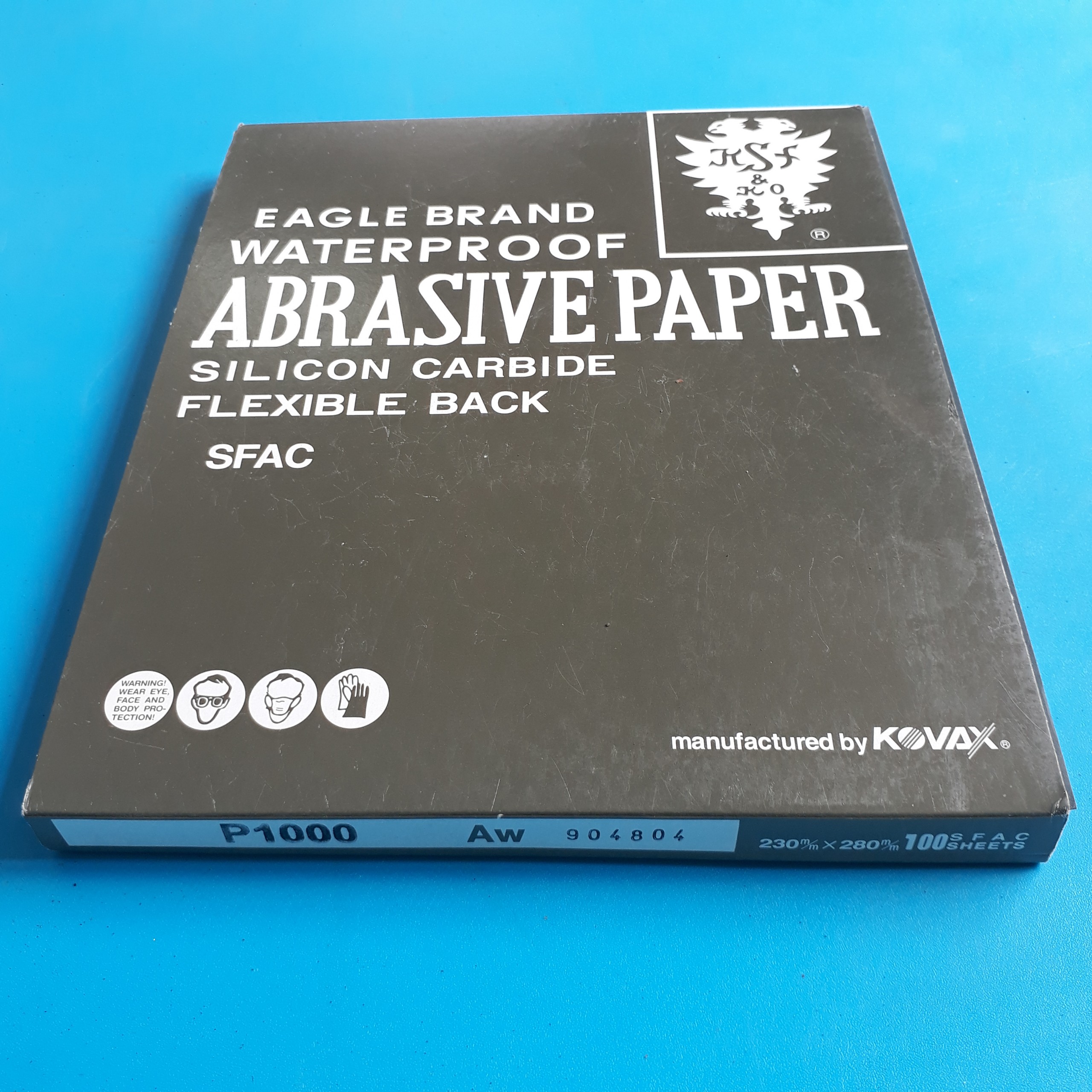 Giấy nhám tờ 230mm x 280mm P1000 KOVAX Giấy nhám tờ 230mm x 280mm P1000 KOVAX
