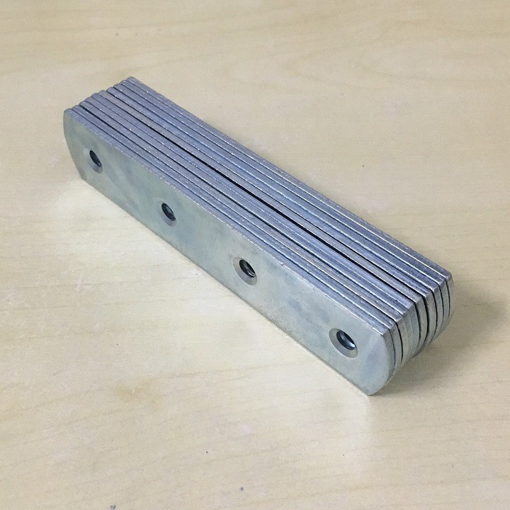 Ke thẳng (Pát thẳng) chất liệu xi, dài 100mm, rộng 17mm, kích thước lỗ 5.8mm  TGCN-53215 vhardware