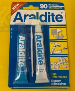 Keo 2 thành phần dán khô nhanh 90 phút 17ml keo hai thành phần Alradite standard (2x17ml/vỉ) TGCN-35234 Araldite