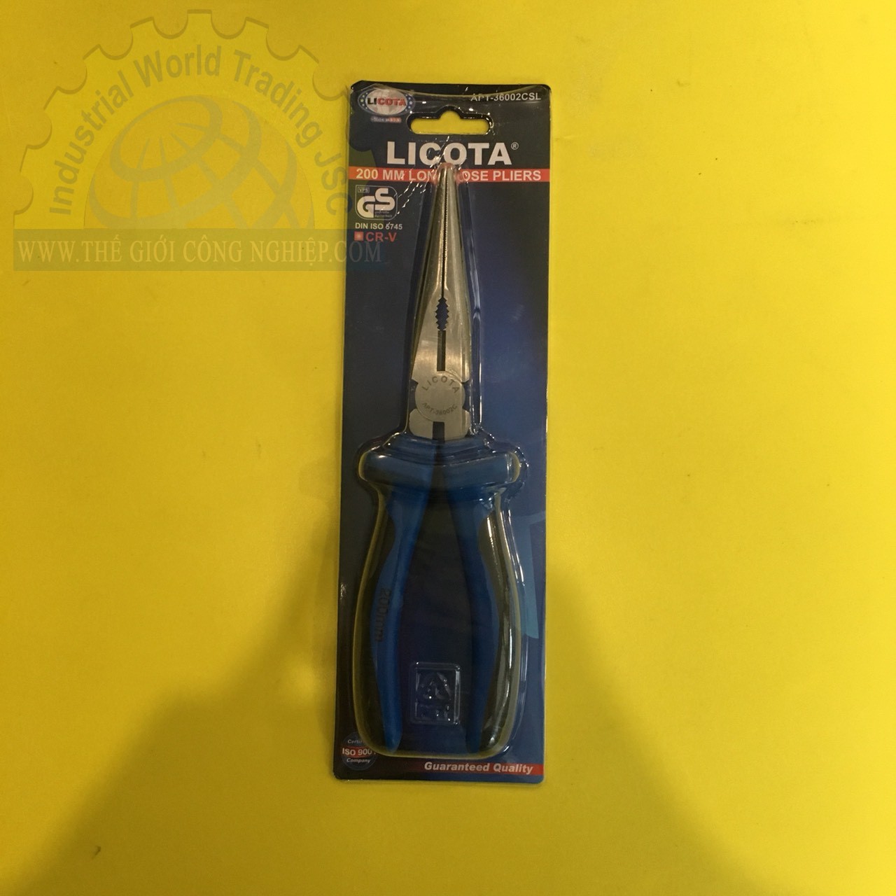 Kìm mỏ nhọn kích thước 200mm/8" APT-36002CSL Licota Kìm mỏ nhọn kích thước 200mm/8" APT-36002CSL Licota