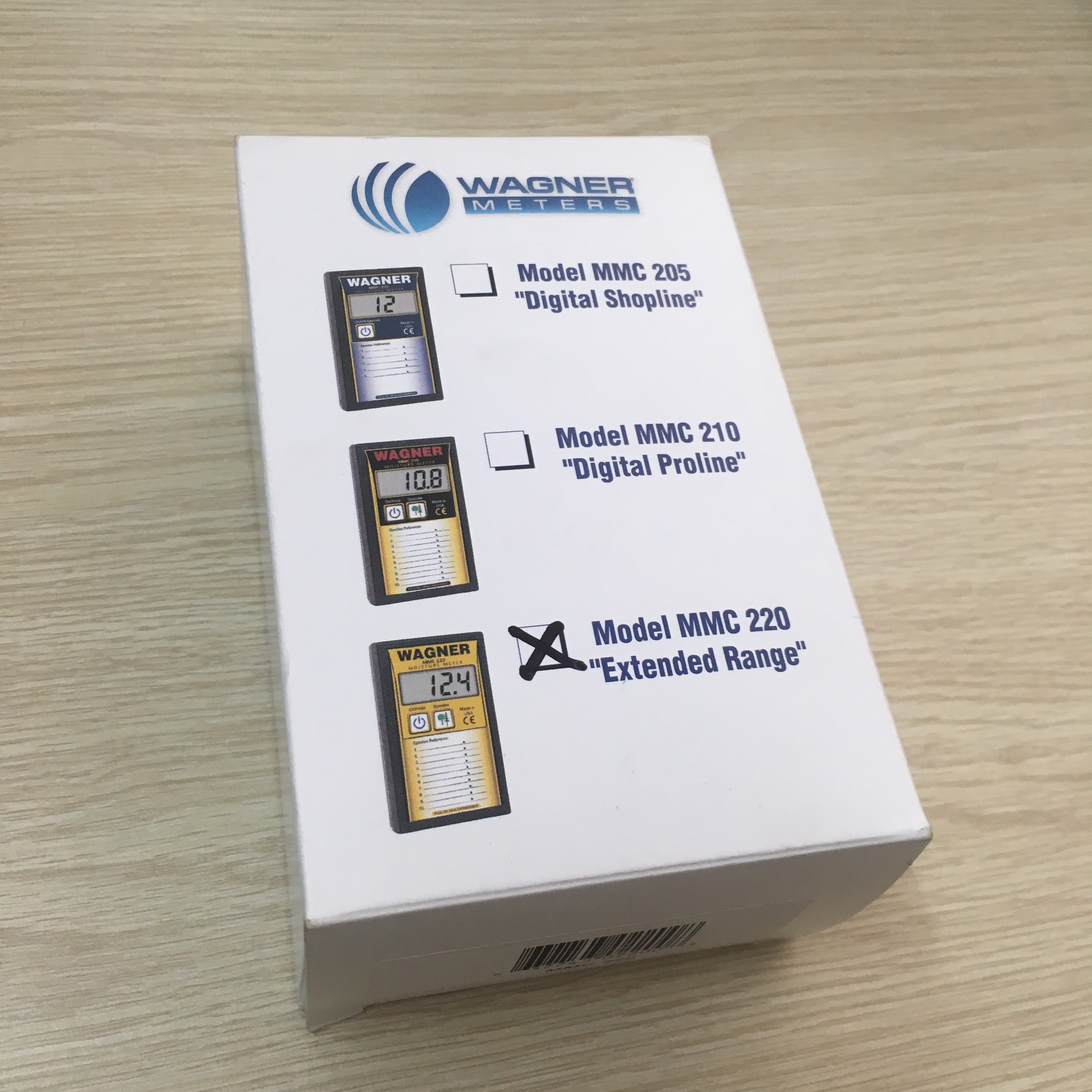 Máy đo độ ẩm gỗ 5% – 32% MMC-220 WAGNER Máy đo độ ẩm gỗ 5% – 32% MMC-220 WAGNER