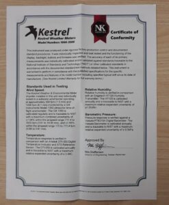 Máy đo tốc độ gió, nhiệt độ không khí   2000 KESTREL