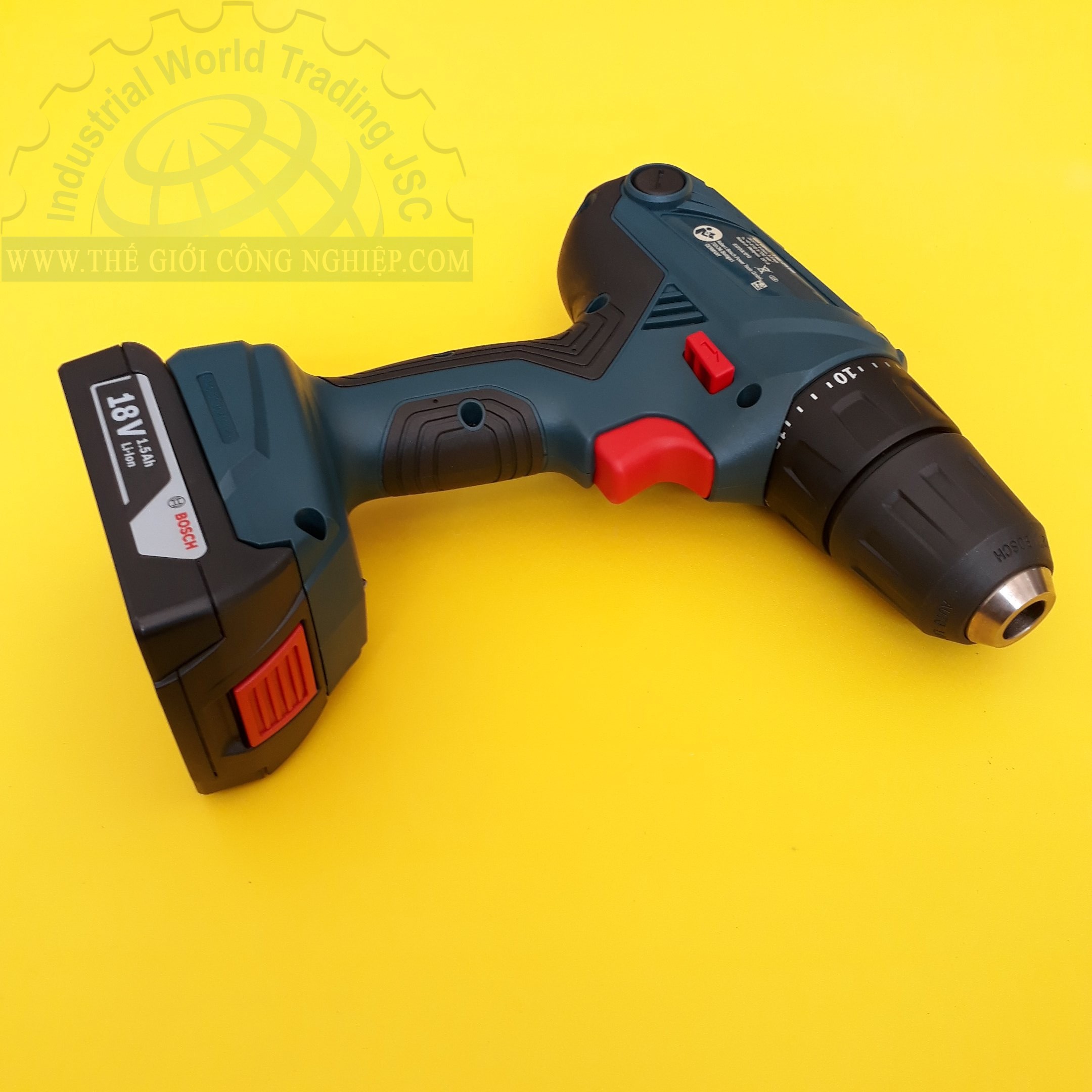 Máy khoan vặn vít dùng pin  0 - 450 / 0 - 1700 vòng/phút  GSR 180-LI BOSCH Máy khoan vặn vít dùng pin  0 - 450 / 0 - 1700 vòng/phút  GSR 180-LI BOSCH