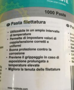 Mỡ bôi trơn 650 độ C 1kg  1000 Paste MOLYKOTE