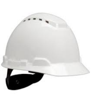 Mũ bảo hộ lao động màu trắng có lỗ thông thoáng   H701V 3M