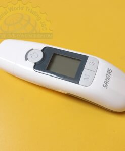 Nhiệt kế điện tử đo trán, dải nhiệt 32–42ºC, độ chính xác 0,2ºC, khoảng cách đo từ 1-15cm  SFT 77 Sanitas