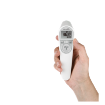 Nhiệt kế Điện tử hồng ngoại đo trán 0°C - 100°C, có cảnh báo sốt cao, dùng pin 1,5V AAA  NC200 MICROLIFE