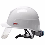 Mũ bảo hộ màu trắng có kính hàn   SAHM-1313 OEM-1942