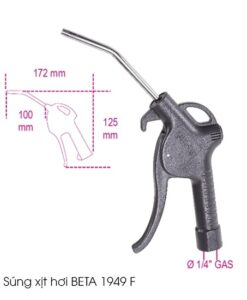 Súng xịt hơi chất liệu nhựa composite cứng, ren đồng thau 1/4 ", áp suất 6-8 bar  1949 G Beta