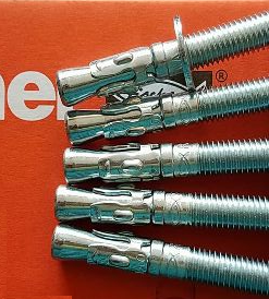 Tắc kê sắt Chất liệu thép mạ kẽm FWA M10x95mm  TGCN-45624 Fischer