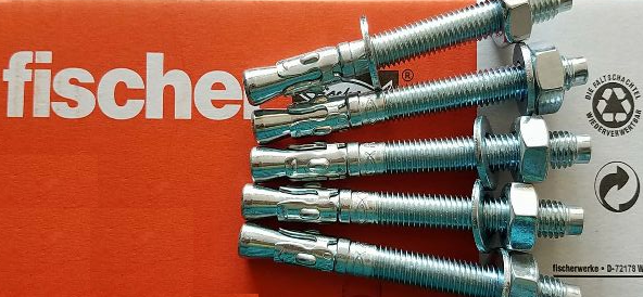 Tắc kê sắt Chất liệu thép mạ kẽm FWA M10x95mm  TGCN-45624 Fischer