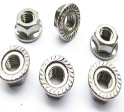 Túi 100 con Đai ốc liền (Tán liền) inox 304 M8 theo tiêu chuẩn DIN 6923  TGCN-43940 vhardware