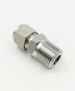 Khớp nối Inox SS316, 1 đầu ren ngoài 1/4 inch, 1 đầu nối Ống OD x 1/8 inch  SS-400-1-2 SWAGELOK
