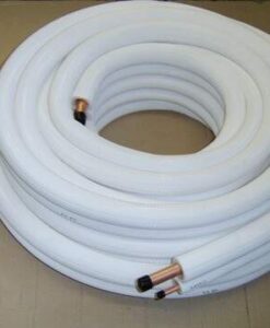 Ống đồng d6.35/9.52 + gen trắng cách nhiệt dày 0.7mm, 15m/cuộn  TGCN-53474 MALAYSIA