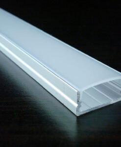 Thanh nhôm kích thước 3000 x 22.8 x 9.6mm, màu trắng đục, phụ kiện đi kèm nắp chụp  U2310 OEM-2896