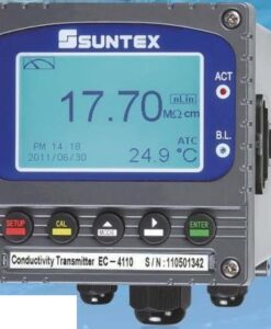 Thiết bị đo độ dẫn điện, dải đo 0.00 us/cm~200.0 ms/cm ,bao gồm màn hình, đầu dò và dây  EC-4110 SUNTEX