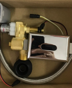 Van xả cảm ứng tự động bồn tiểu nam AC110/220V/DC6V phạm vi cảm biến 800mm  MK-UF8V (dùng Pin) MIKEN